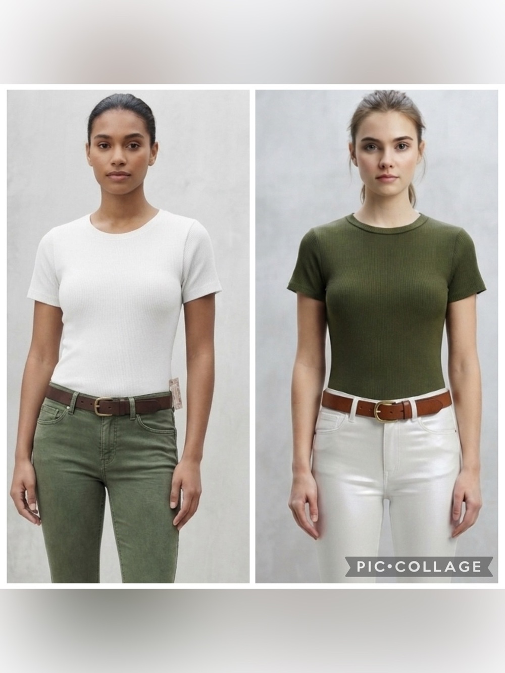Soho Lady 2 Pack Ribbed Seamless Tops